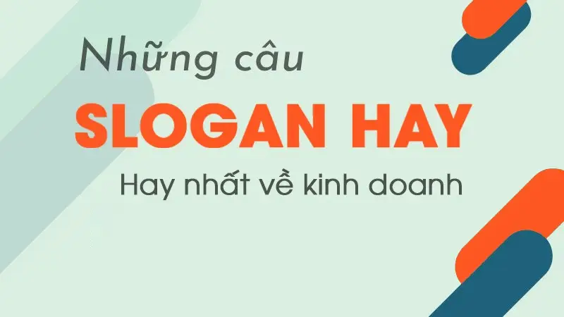 Slogan hay