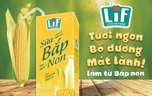 Thiết kế sữa bắp non LIF