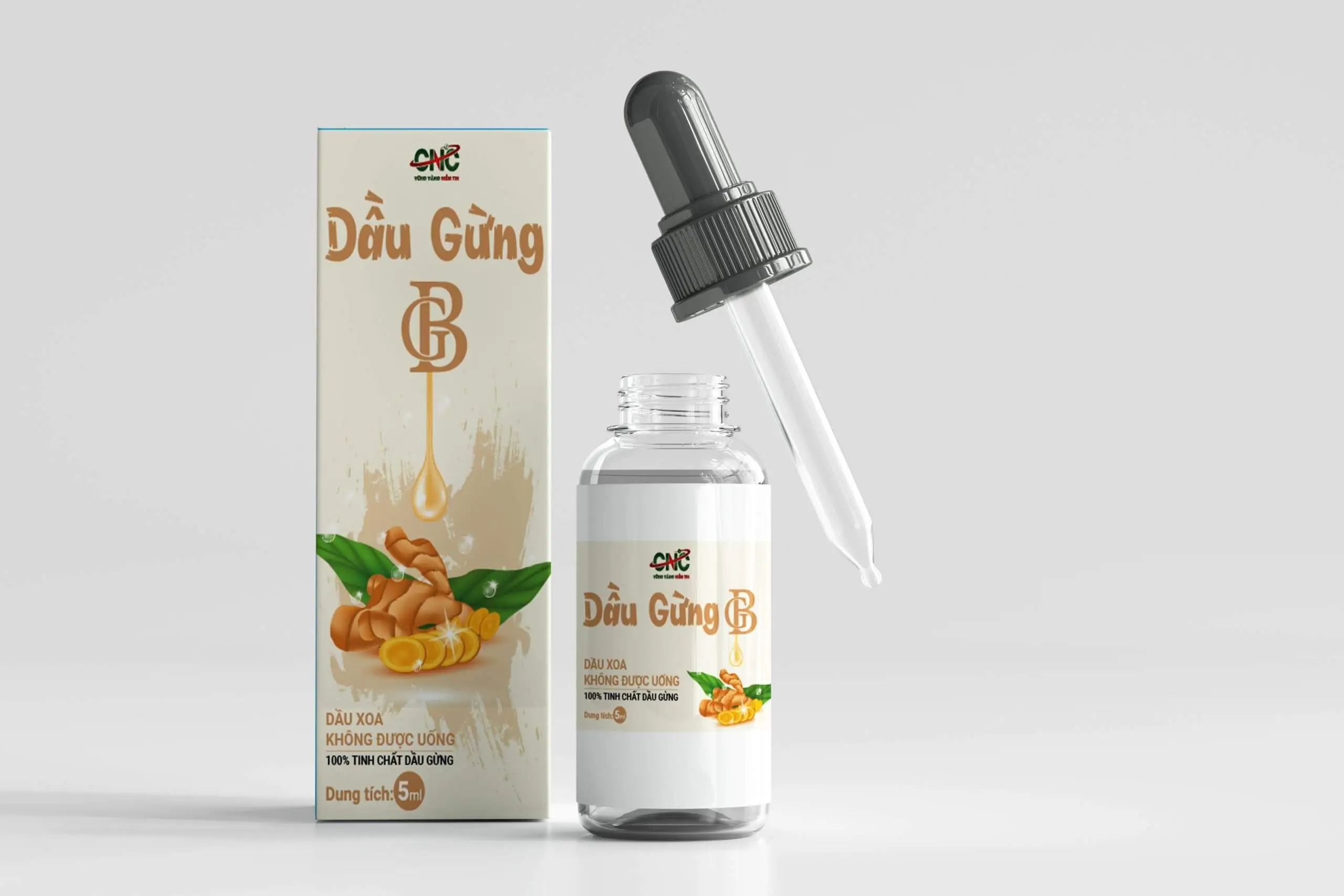 Bao bì Dầu gừng CNC